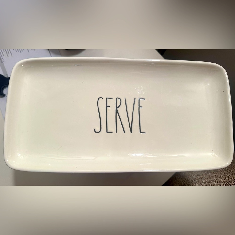 Rae Dunn rectangular tray